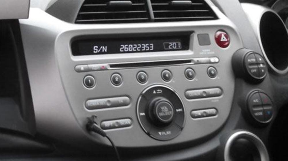 Honda Radio Code From Screen